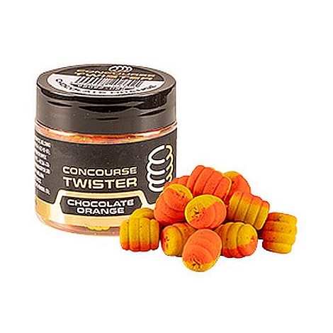 BENZAR MIX - Boilies Concourse Twister Čokoláda Pomeranč 12 mm 60 ml