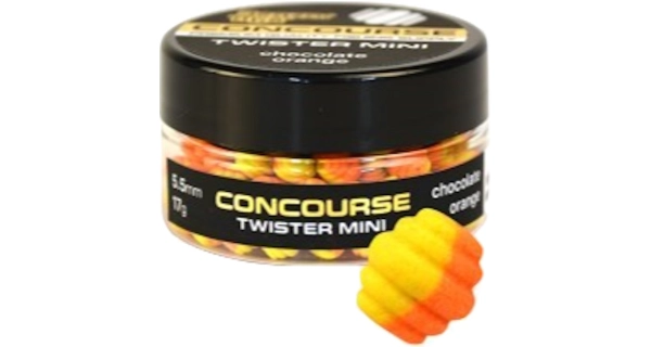 BENZAR MIX - Boilies Concourse Twister Mini Čokoláda Pomeranč 5,5 mm 17 g