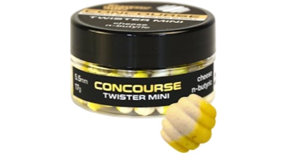 BENZAR MIX - Boilies Concourse Twister Mini Sýr Kyselina máselná 5,5 mm 17 g