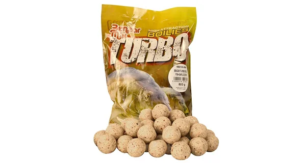 BENZAR MIX - Boilies Turbo 20 mm 800 g Fish Garlic