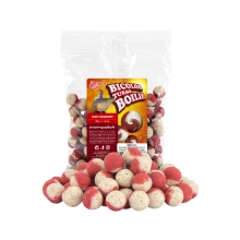 BENZAR MIX - Boilies Turbo Bicolor 250 g Krab Jahoda 16 mm