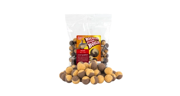 BENZAR MIX - Boilies Turbo Bicolor 250 g Ryba Švestka 20 mm