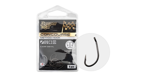 BENZAR MIX - Háček Concourse Method Carp Devil vel. 10 8 ks