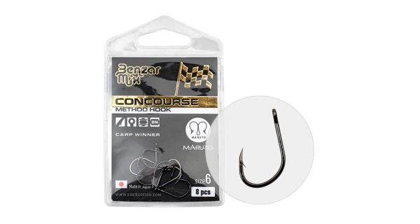 BENZAR MIX - Háček Concourse Method Carp Winner vel. 8 8 ks