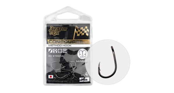 BENZAR MIX - Háček Concourse Method Strong 2X vel. 4 8 ks