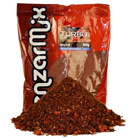 BENZAR MIX - Krmítková směs Turbo Feeder 800 g Krill koření