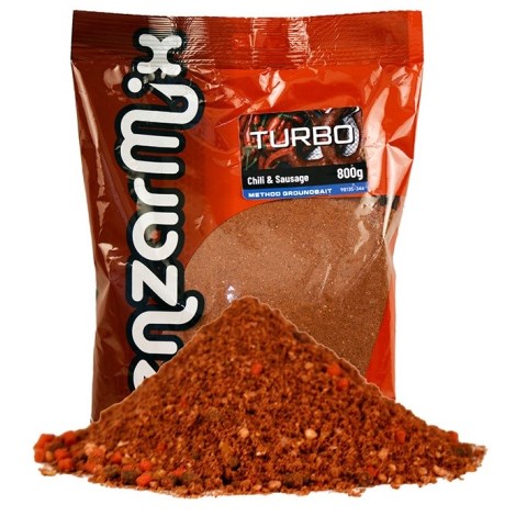 BENZAR MIX - Krmítková směs Turbo Method 800 g Chilli klobása