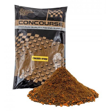 BENZAR MIX - Krmná směs a pellet Concourse Method 800 g Čokoláda Pomeranč