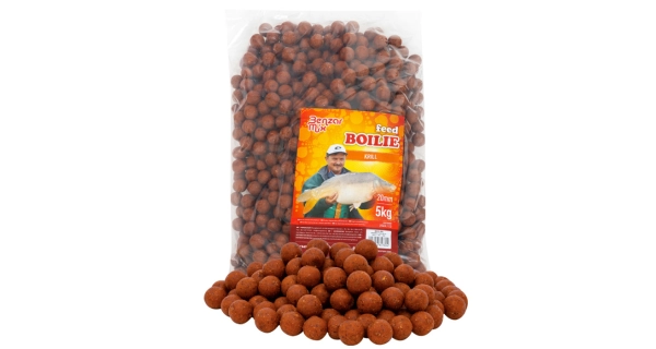 BENZAR MIX - Krmné boilie 20 mm 5 kg Krill