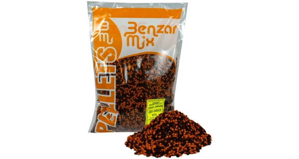 BENZAR MIX - Mikro pelety Feeder 800 g 3,5 mm Čokoláda a pomeranč