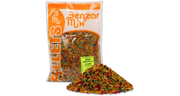 BENZAR MIX - Mikro pelety Feeder 800 g Colorcarp Mix