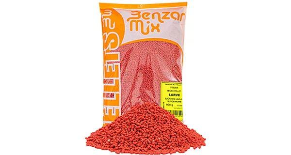 BENZAR MIX - Mikro pelety Feeder 800 g Larvy komárů