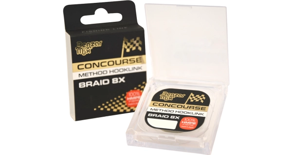 BENZAR MIX - Návazcová šňůra Concourse Braided Hooklink 0,14 mm 14,3 kg 15 m