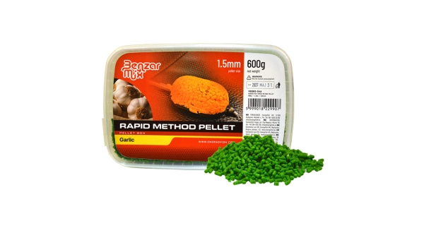 BENZAR MIX - Pelety Rapid Method Pellet Česnek 1,5 mm 600 g