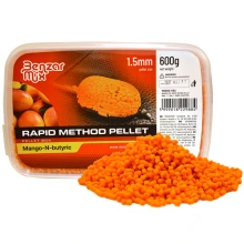BENZAR MIX - Pelety Rapid Method Pellet Mango Kyselina máselná 1,5 mm 600 g BENZAR MIX - Pelety Rapid Method Pellet Mango Kyselina máselná 1,5 mm 600 g