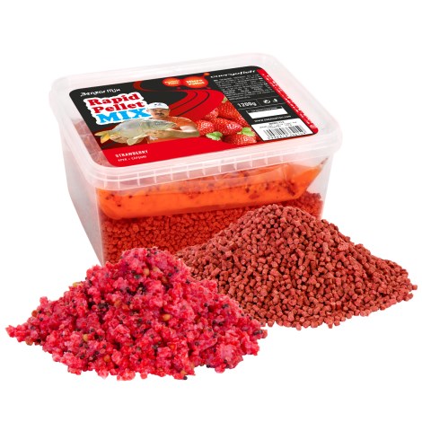 BENZAR MIX - Pelety Rapid Mix 1200 g Jahoda