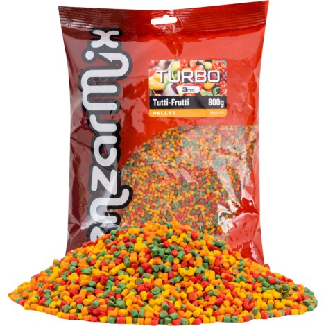 BENZAR MIX - Pelety Turbo 3 mm 800 g Tutti Frutti