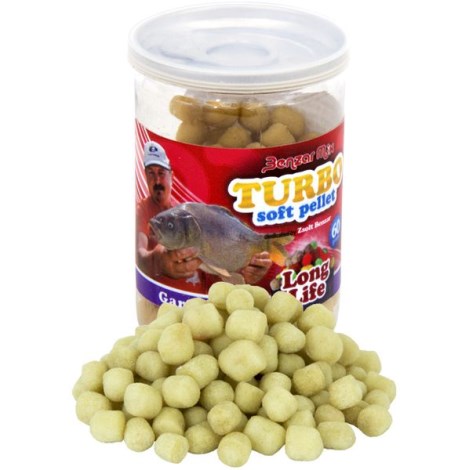 BENZAR MIX - Pelety Turbo Soft Long Life 60 g Česnek