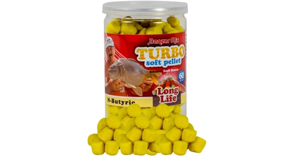 BENZAR MIX - Pelety Turbo Soft Long Life 60 g Kyselina máselná