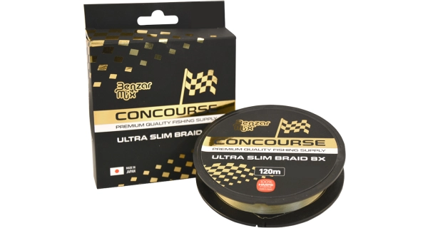 BENZAR MIX - Pletený vlasec Concourse Ultra Slim Braid 8X 0,04 mm 3,7 kg 120 m