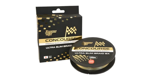 BENZAR MIX - Pletený vlasec Concourse Ultra Slim Braid 8X 0,14 mm 14,3 kg 120 m