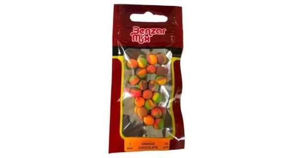 BENZAR MIX - Pop up Instant 4Color 7 mm 20 ks Čokoláda, pomeranč