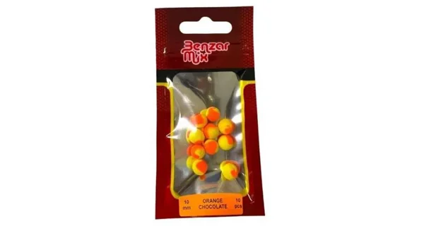BENZAR MIX - Pop up Instant Bicolor 10 mm 10 ks Čokoláda, pomeranč