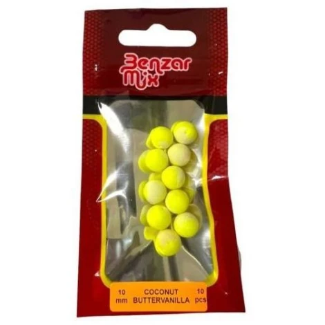 BENZAR MIX - Pop up Instant Bicolor 10 mm 10 ks Kokos, vanilka