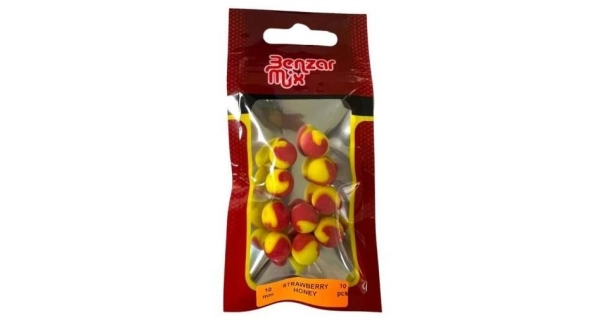 BENZAR MIX - Pop up Instant Bicolor 10 mm Jahoda, med
