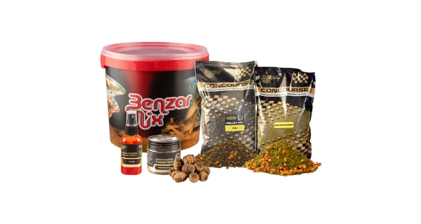 BENZAR MIX - Set Soutěžní recept pro Method Feeder