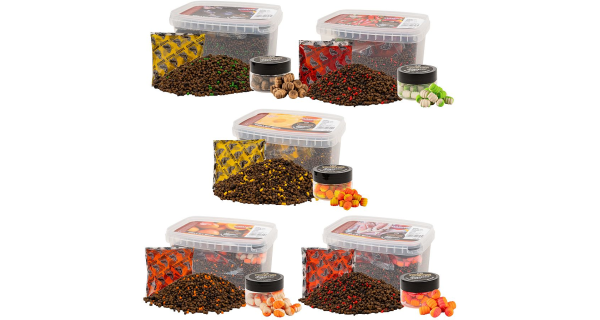 BENZAR MIX - Summer Pellet Box + nástraha Twister Green Betain