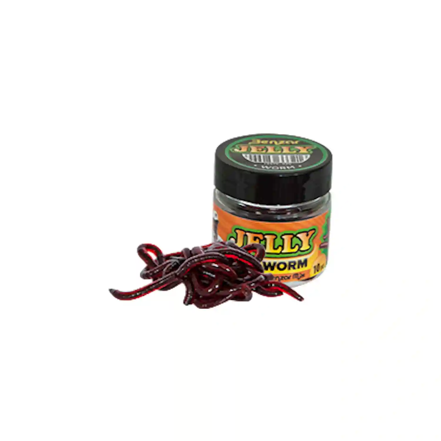 BENZAR MIX BENZAR MIX - Umělí červi Jelly Baits Worm Červená 10 ks