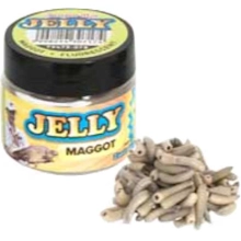 BENZAR MIX - Umělí kostní červi Jelly Baits Fluorescenční 100 ks
