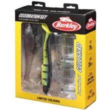BERKLEY - Dárkový set gumových nástrah a panáků Powerbait Celebration Set Cullshad Shallow 20 cm 79 g Limited Edition