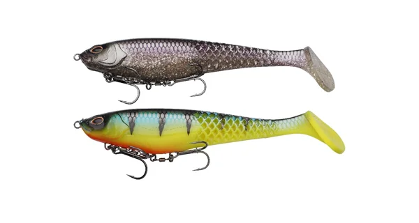 BERKLEY - Dárkový set gumových nástrah a panáků Powerbait Celebration Set Cullshad Shallow 20 cm 79 g Limited Edition