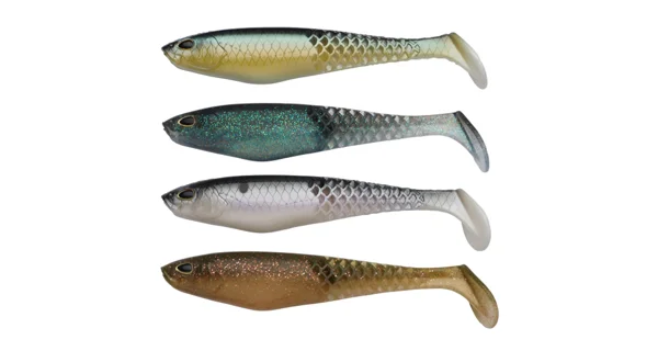 BERKLEY - Gumová nástraha Cullshad Mixpack Clearwater 12,5 cm 4 ks