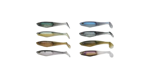 BERKLEY - Gumová nástraha Cullshad Mixpack Clearwater 7,5 cm 8 ks