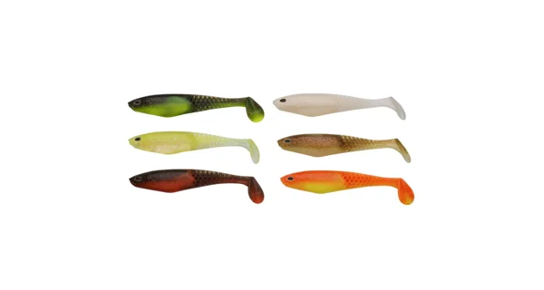 BERKLEY - Gumová nástraha Cullshad Mixpack Darkwater 10 cm 6 ks