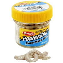 BERKLEY - Gumová nástraha PowerBait Honey Worms 2,5 cm 55 ks Natural