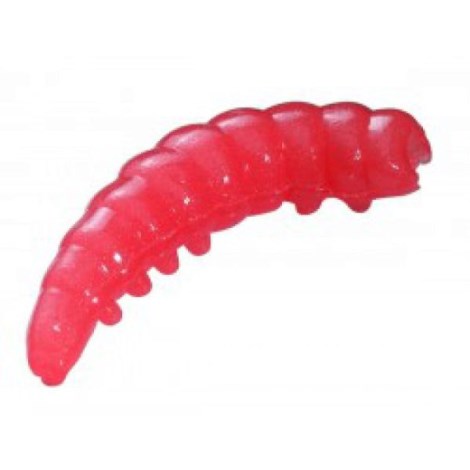 BERKLEY - Gumová nástraha vosí larva Powerbait Honey Worm 2,5 cm Červená 55 ks