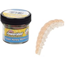 BERKLEY - Gumová nástraha vosí larva Powerbait Honey Worm 2,5 cm Oranžová Perleť 55 ks