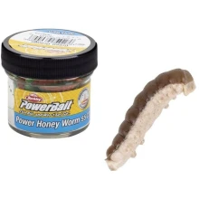 BERKLEY - Gumová nástraha vosí larva Powerbait Honey Worm 2,5 cm Šedá Perleť 55 ks