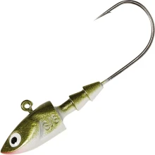 BERKLEY - Jigová hlavička Jig Deep vel. 3/0 10,5 g 3 ks Olive Pearl