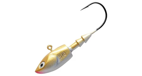 BERKLEY - Jigová hlavička Jig Deep vel. 3/0 7 g 3 ks Bronze Gold