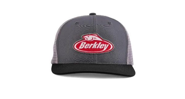 BERKLEY - Kšiltovka Performance Trucker Cap Charcoal Black Grey