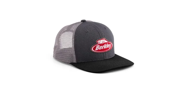 BERKLEY - Kšiltovka Performance Trucker Cap Charcoal Black Grey