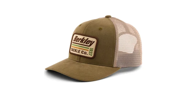 BERKLEY - Kšiltovka Striper Trucker Brown Charcoal