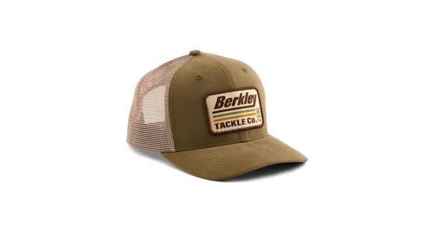 BERKLEY - Kšiltovka Striper Trucker Brown Charcoal