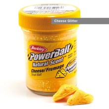 BERKLEY - PB těsto na pstruhy sýr - žlutá gliter 50 g