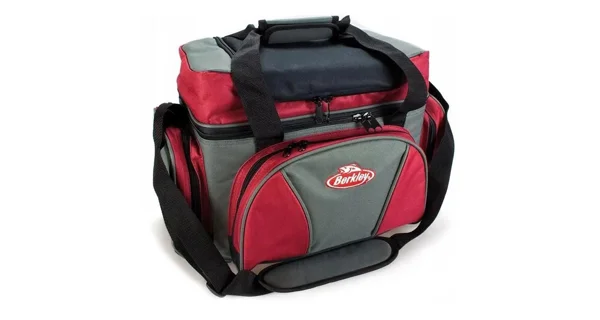 BERKLEY - Přívlačová taška System Bag Grey-Red XL